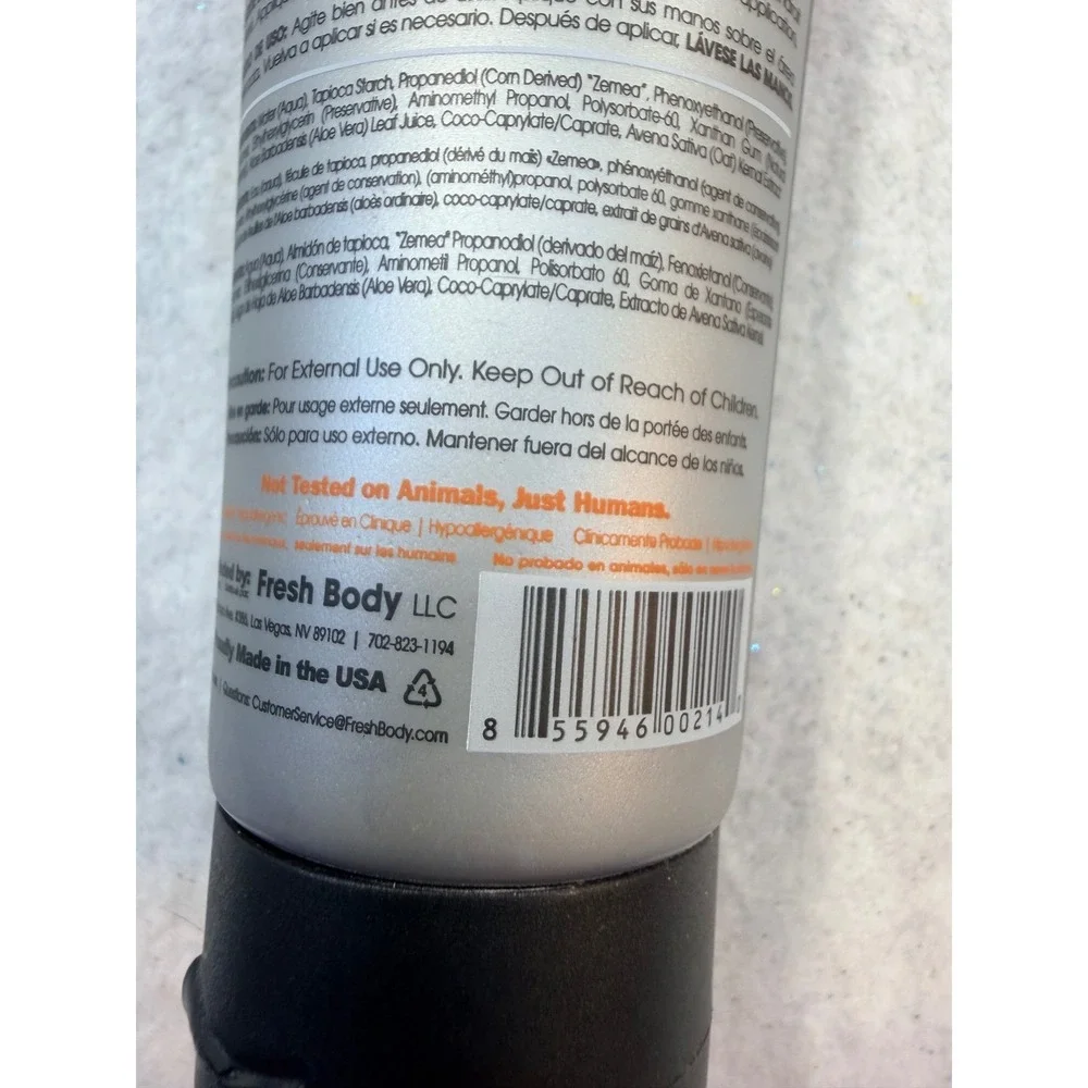 Fresh Body Fresh Balls Hygiene For Groin Area Anti-Chafing Cream 3.4oz 100ml New